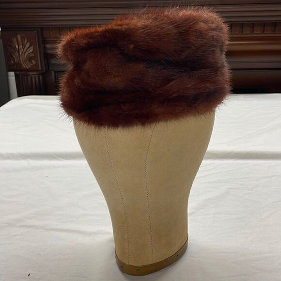 Original Model Mr. Henri New York Mink Fox (?) Hat - Picture 1 of 7